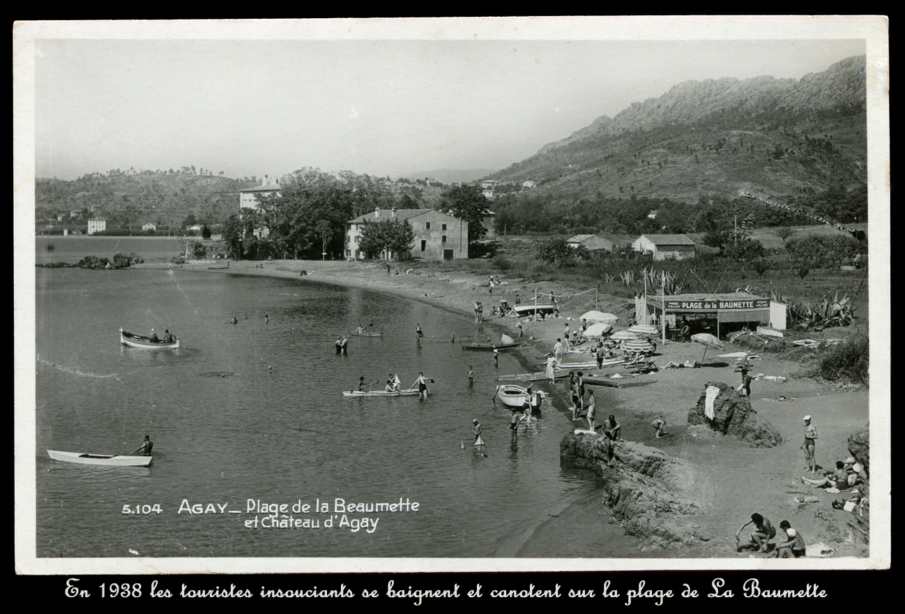 1935-1938 Plage de La Baumette