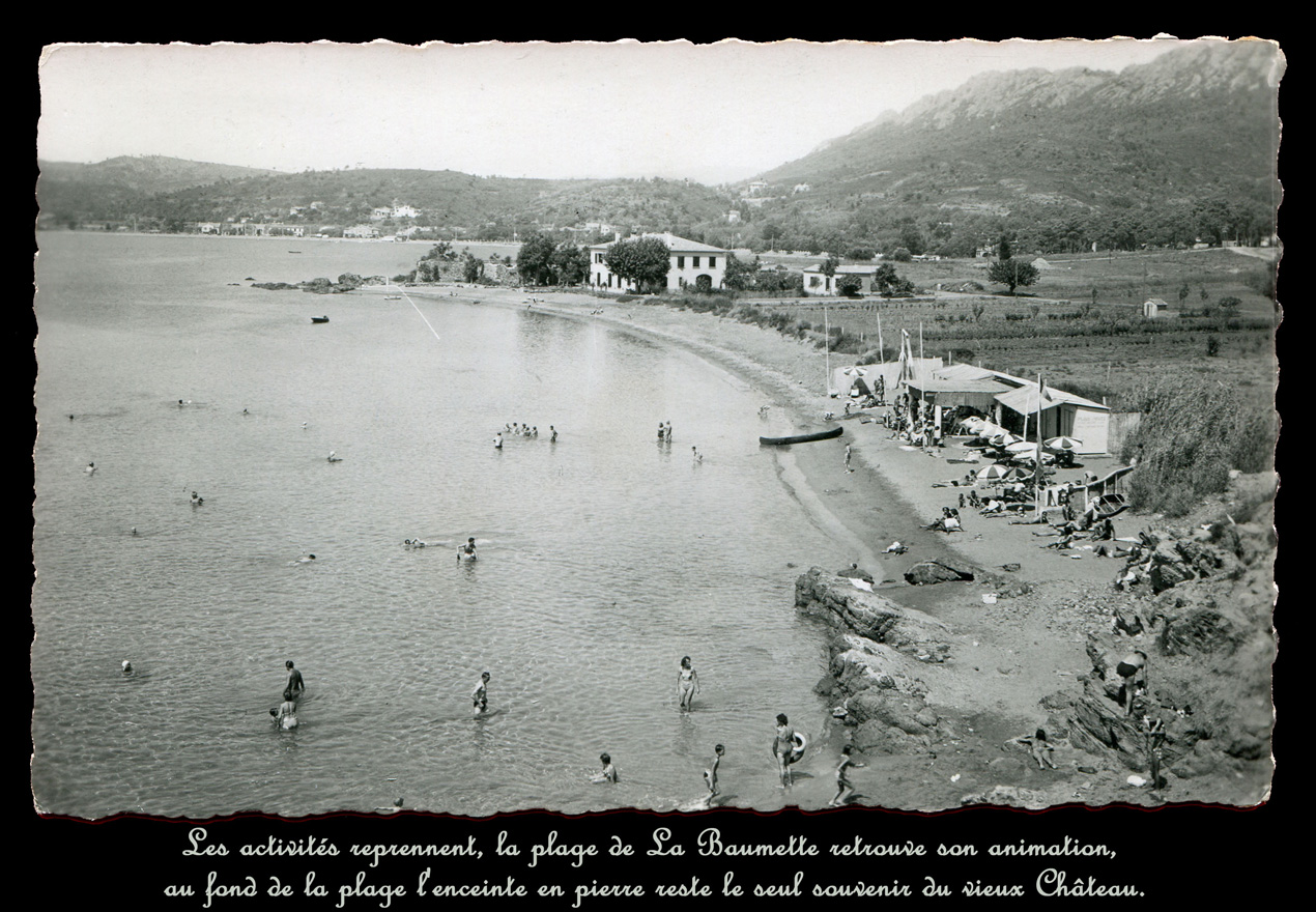 1945-1949 plage de La Baumette