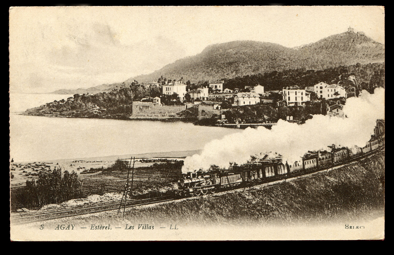 1920-1930 Agay train  vapeur